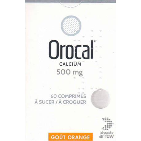 Orocal 500 mg Comprimés à croquer ou sucer