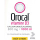 Orocal Vitamine D3 500 mg/1000 UI Comprimés à sucer