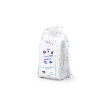 Coton Hydrophile 40 Carres Babylook 100 Pur Coton Coton Hydrophile 40 Carres Babylook 100 Pur Coton