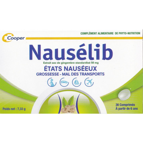 Nausélib Etats nauséeux Grossesse et Mal des transports