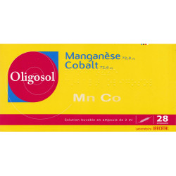Manganèse Cobalt Ampoules 2mL Oligosol