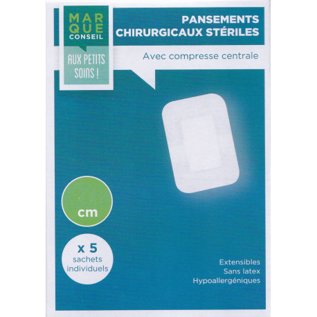 Pansements chirurgicaux stériles Marque Conseil