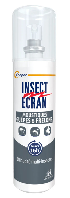 Insect Ecran Répulsif Moustiques Guêpes et Frelons