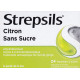 Strepsils Citron Sans sucre 24 Pastilles à sucer