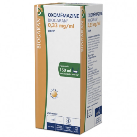 Oxomémazine Sirop 150 ml Biogaran