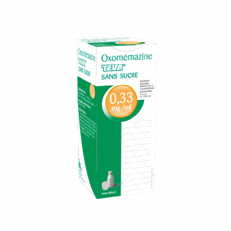 Oxomémazine Sirop Sans sucre 150 ml Teva