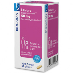 Levure 50 mg Gélules Biogaran Conseil