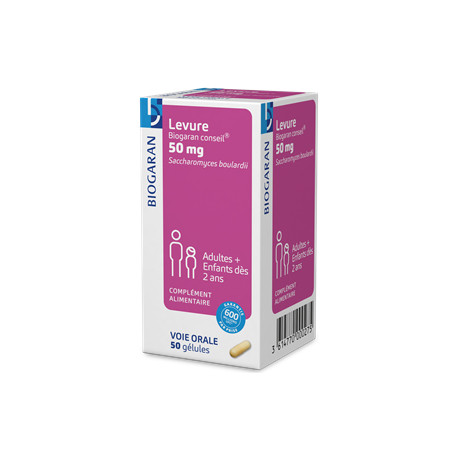 Levure 50 mg Gélules Biogaran Conseil