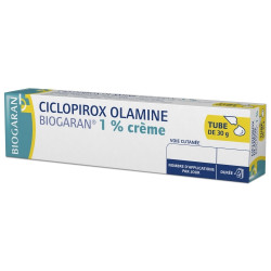 Ciclopirox olamine 1% Crème Biogaran