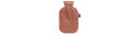 Bouillotte thermoplastique velours