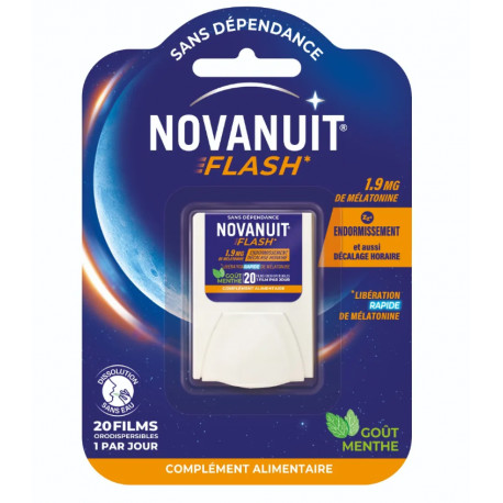 Novanuit Flash 20 Films orodispersibles