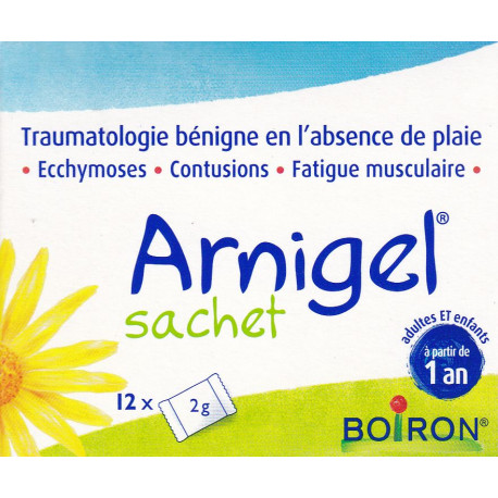 Arnigel Boiron - Gel arnica bébé - Coups, bleu, bosse, contusion