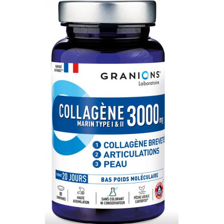 Collagène Marin Type I & II 3000g Granions