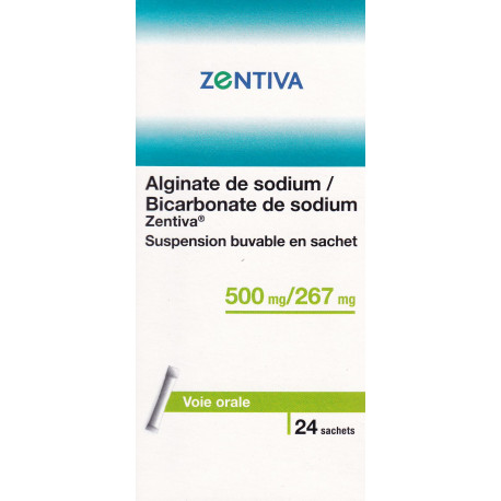 Alginate de sodium / Bicarbonate de sodium Suspension buvable en
