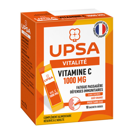 Vitamine C 1000 mg Vitalité Sachets-doses