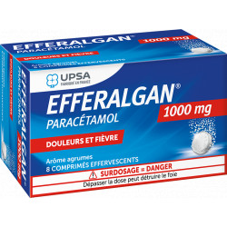Efferalgan 1000 mg Comprimés effervescents Agrumes