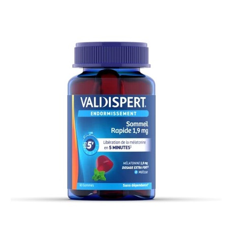 Valdispert Sommeil rapide 1,9mg Gommes