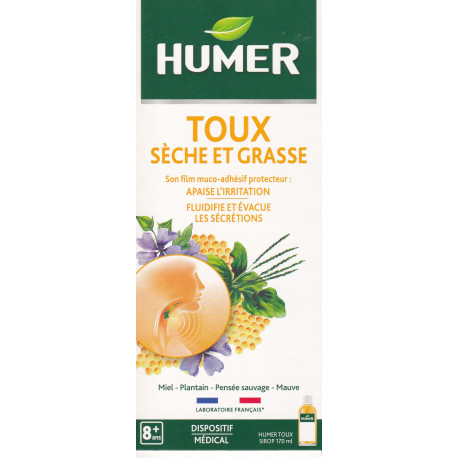 Humer Toux sèche et grasse Sirop