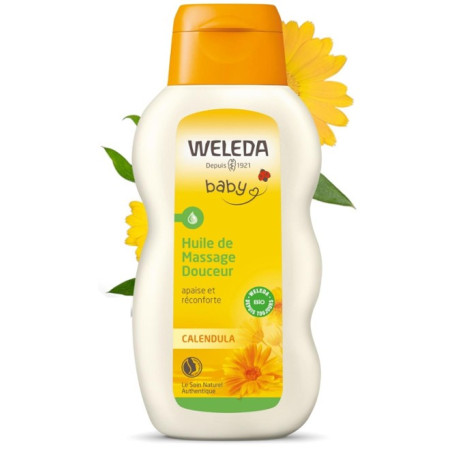 Huile de Massage Douceur Calendula Weleda