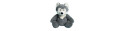 Bouillotte micro-ondable Peluche Loup Warmies