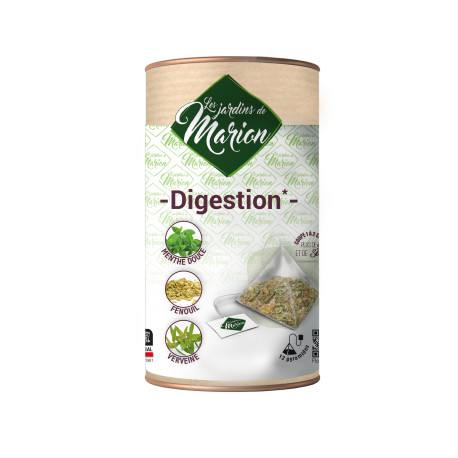 Tisane infusette Digestion Les Jardins de Marion