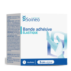 Bande adhésive élastique Soineo 3cm*2,5m