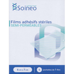 Films adhésifs stériles Soineo 6cm*7cm