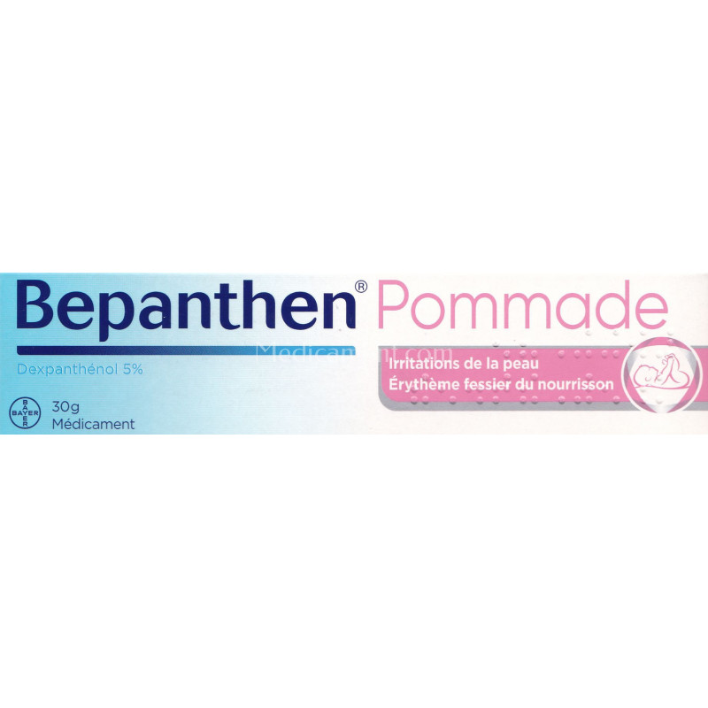 Pommade Bépanthen - Irritations de la Peau / Erythème Fessier - 100g -  Bepanthen