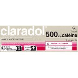 Claradol 500 mg Caféine Paracétamol/caféine Comprimés