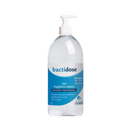 Gel hydroalcoolique Bactidose 1 litre
