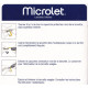 Microlet 200 Lancettes colorées siliconées mode d'emploi