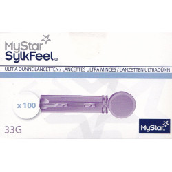 MyStar SylkFeel 100 Lancettes 33G