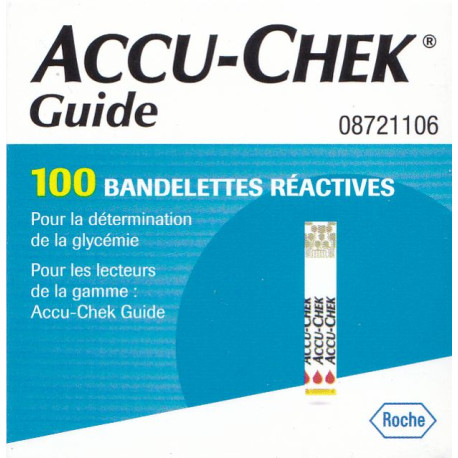 Accu-Chek Guide 100 Bandelettes réactives
