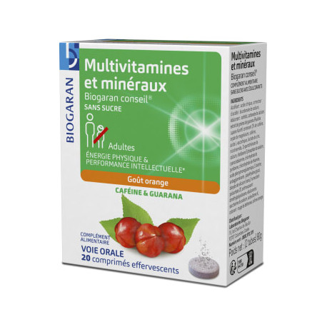 Multivitamines et minéraux Biogaran conseil