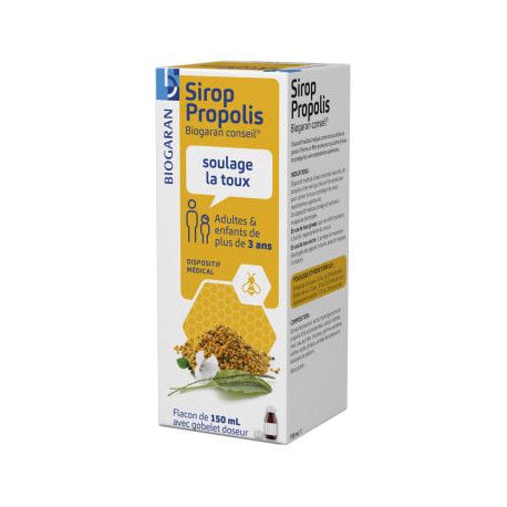 Sirop Propolis 150 ml Biogaran conseil