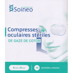 Compresses oculaires stériles Soineo 6*8cm