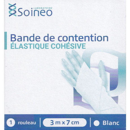 Bande de contention élastique cohésive Soineo 3m*7cm