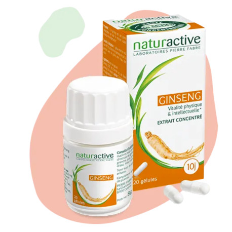 Ginseng  20 Gélules Naturactive extrait concentré