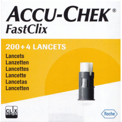 Accu-Chek Fastclix 200 + 4 Lancettes