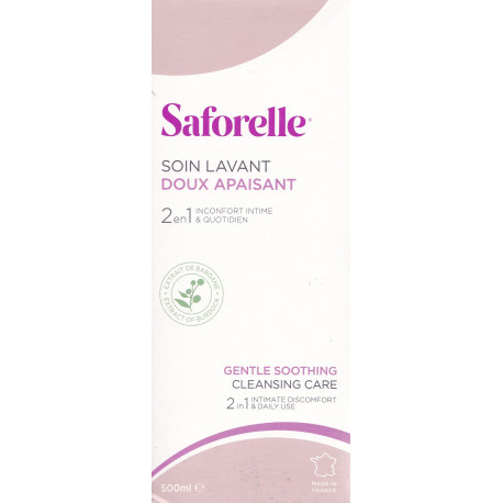 Saforelle Soin Lavant doux Toilette intime 500 ml