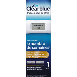 Test de Grossesse nombre de semaines Clearblue