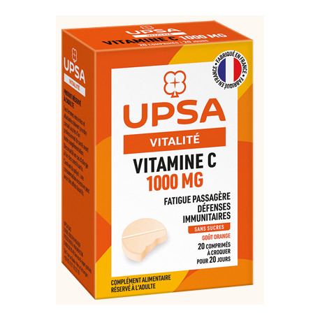 Vitamine C 1000 mg Vitalité Comprimés à croquer