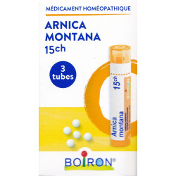 Arnica montana 15CH Homéopack 3 Tubes granules Boiron