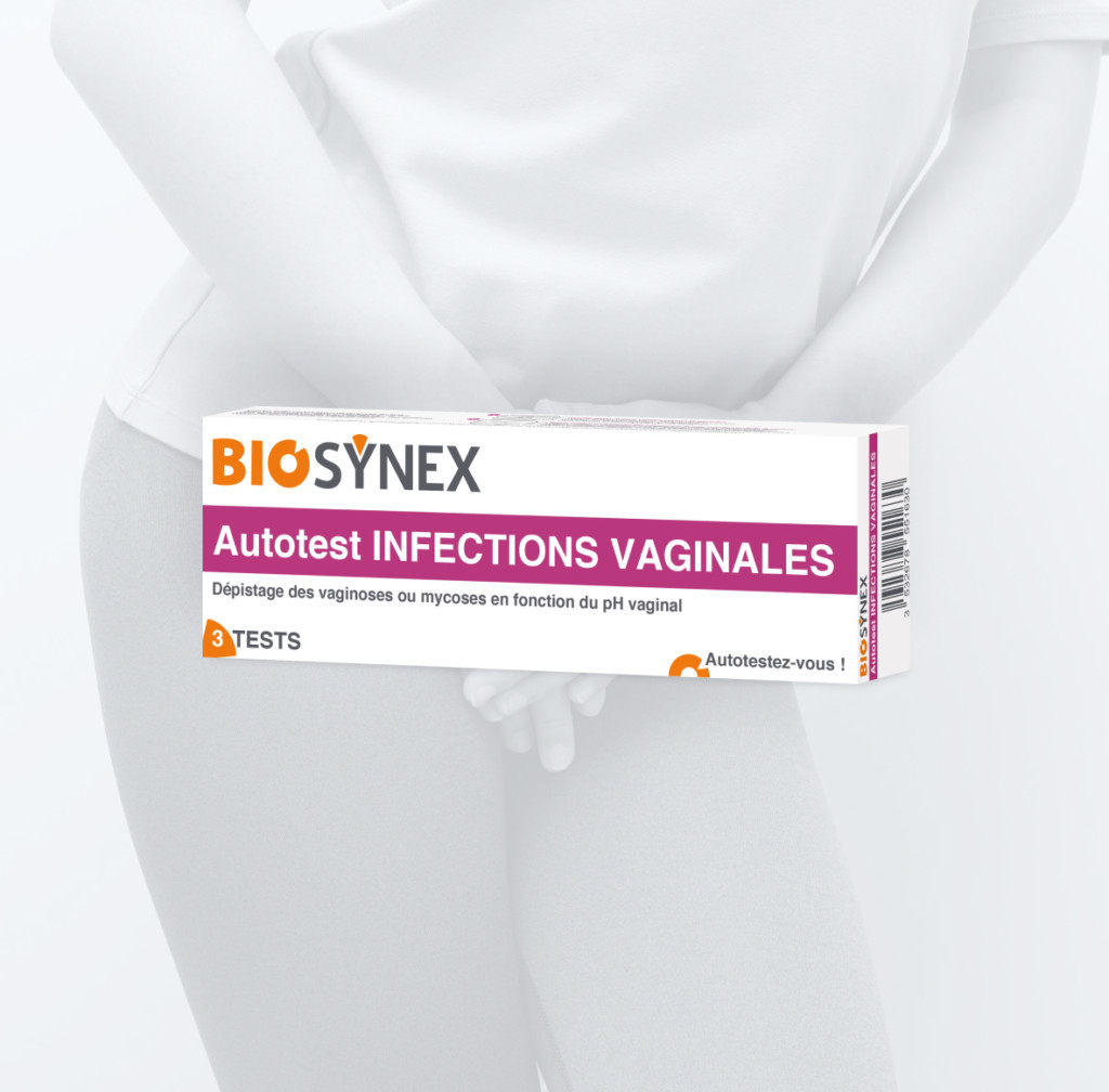 Test infections vaginales à faire à domicile mycose, vaginose biosynex