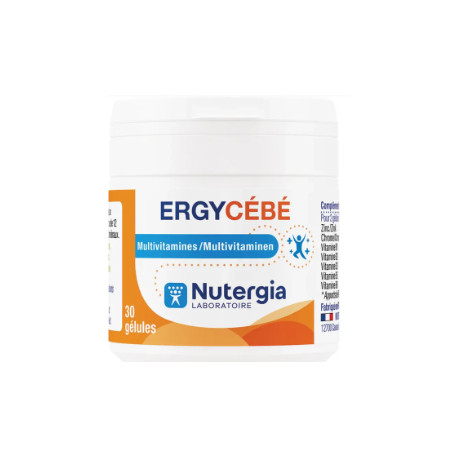 Ergycébé 30 Gélules Nutergia