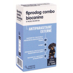 Fiprodog Combo Antiparasitaire externe Biocanina