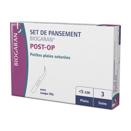 Set de pansement post-opératoire Biogaran Petite plaie 5 cm