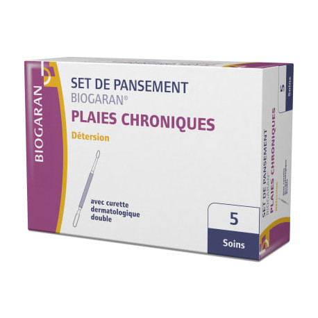 Set de pansement Plaies chroniques détersion Biogaran