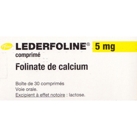 Lederfoline 5 mg 30 Comprimés