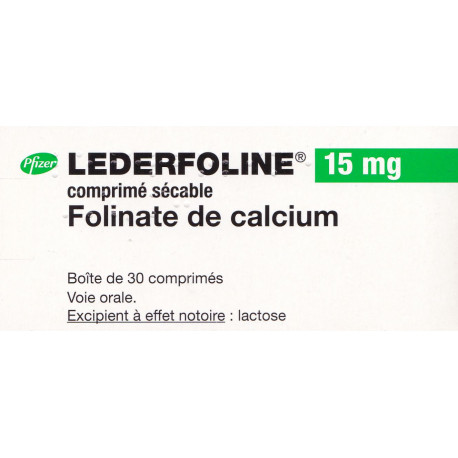 Lederfoline 15 mg 30 Comprimés